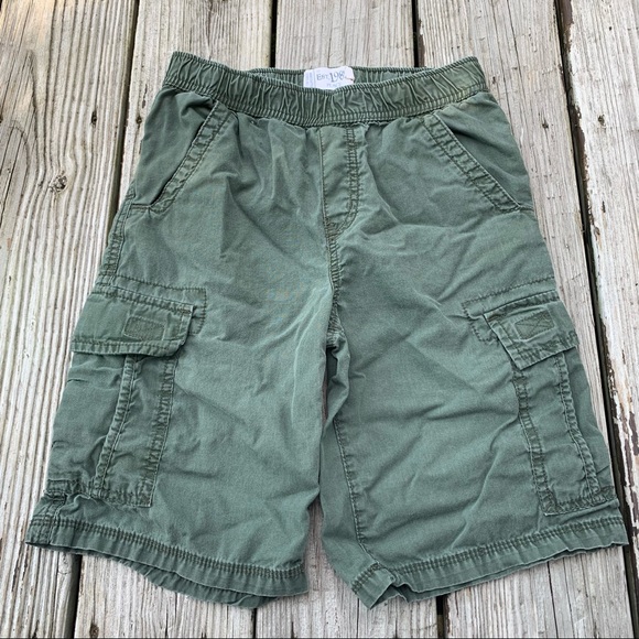 Boy’s 8 & 10 Cotton Cargo Shorts CP Urban Pipeline Gray & Army Green Adjustable - Picture 5 of 9